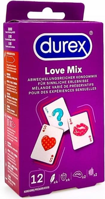 Actual product image Durex Love mix, condoms, 12 pieces (12 pcs.)