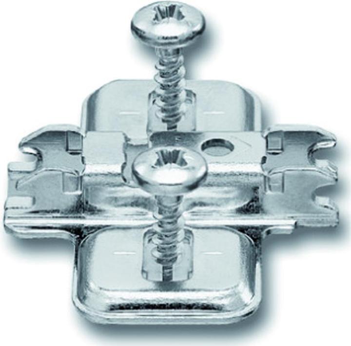 Blum Plaques de montage cruciforme CLIP montage d'angle (1 pcs.)