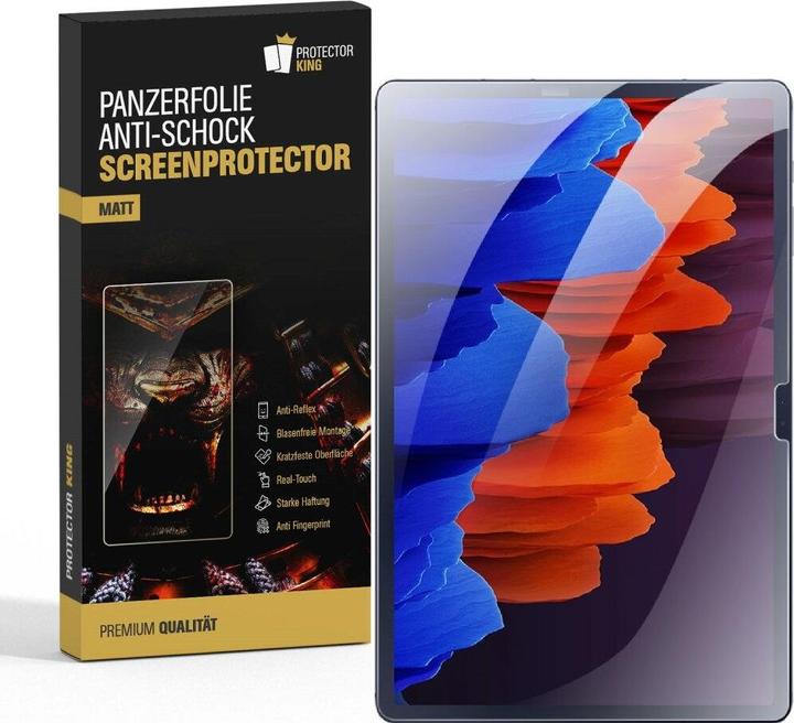 Produktbild Protectorking 4x Panzerfolie Anti-Shock matt entspiegelt (4 Stück, Galaxy Tab S8 Plus)