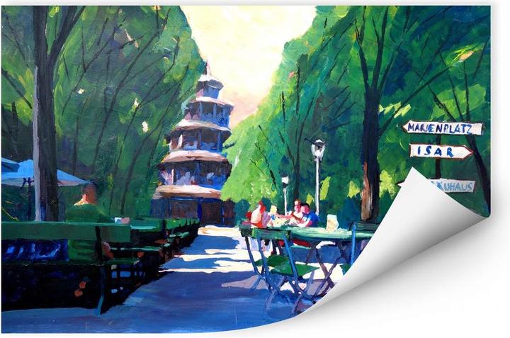 Image du produit Trenddeko Tour chinoise à Munich (150 x 100 cm)
