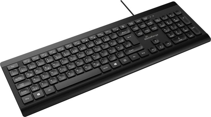 Image du produit MediaRange MEDIAR STANDARD KEYBOARD BLACK MROS101 filaire (DE, Filaire)