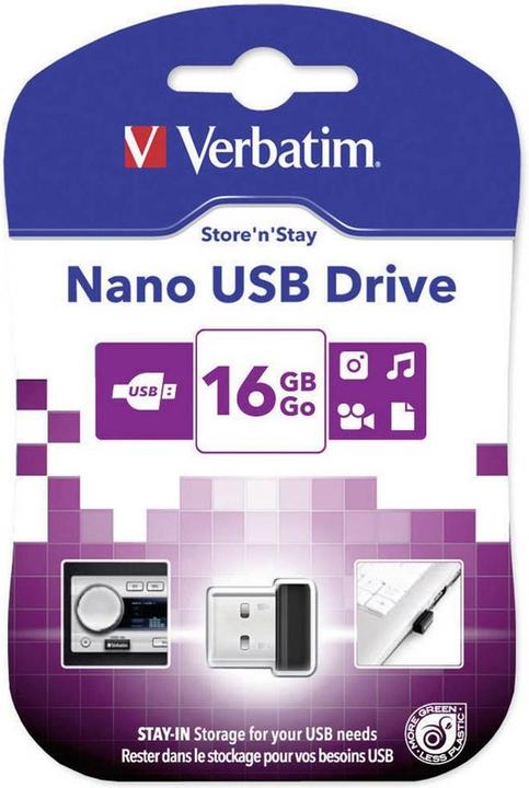 Produktbild Verbatim Nano (16 GB, USB-A, USB 2.0)