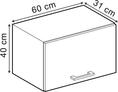 Produktbild Vicco Hängeschrank R-Line (60 x 31 x 40 cm)