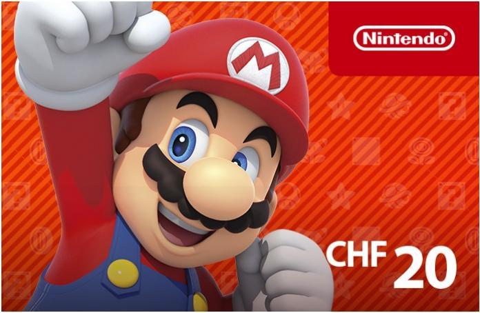 Nintendo eShop (20 CHF)