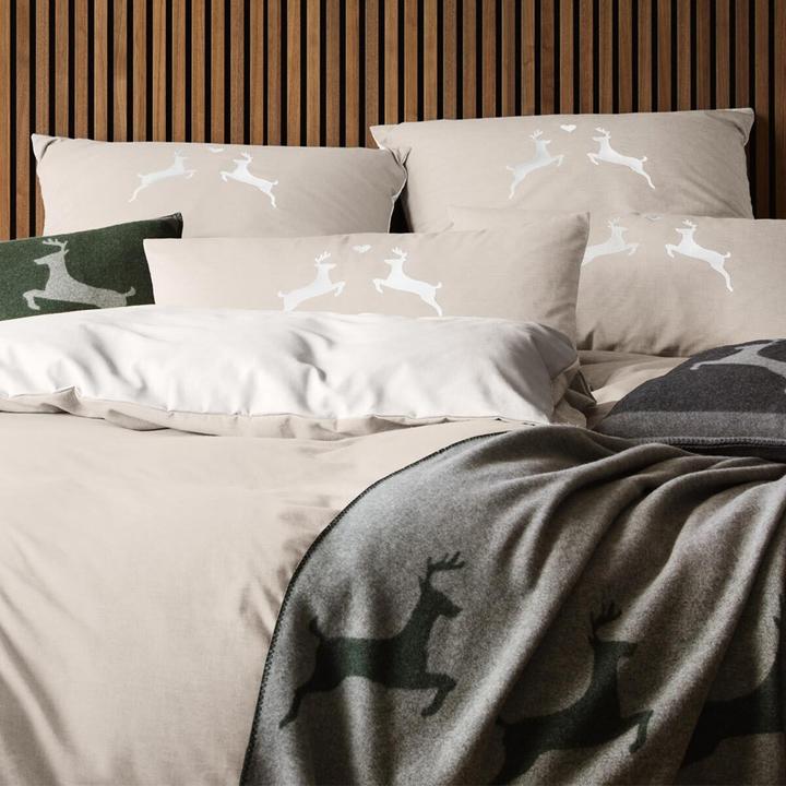 Image du produit Elegante Alpenchic Hirsche (Set de linge de lit, 155x200 cm + 80x80 cm)