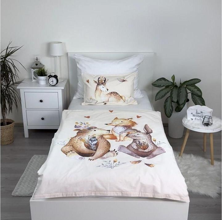 Actual product image Jerry Baby bed linen forest animals