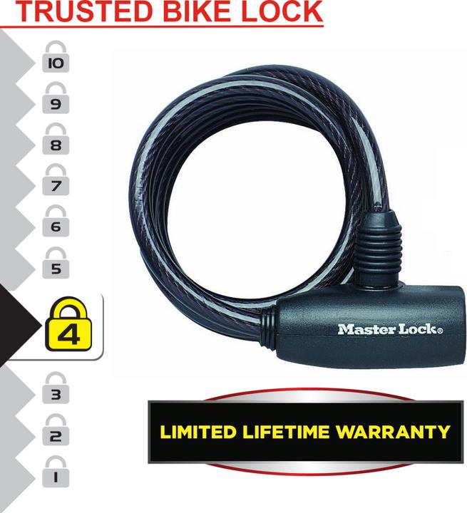Produktbild Master Lock Spiralschloss 8126EURDPRO (180 cm)