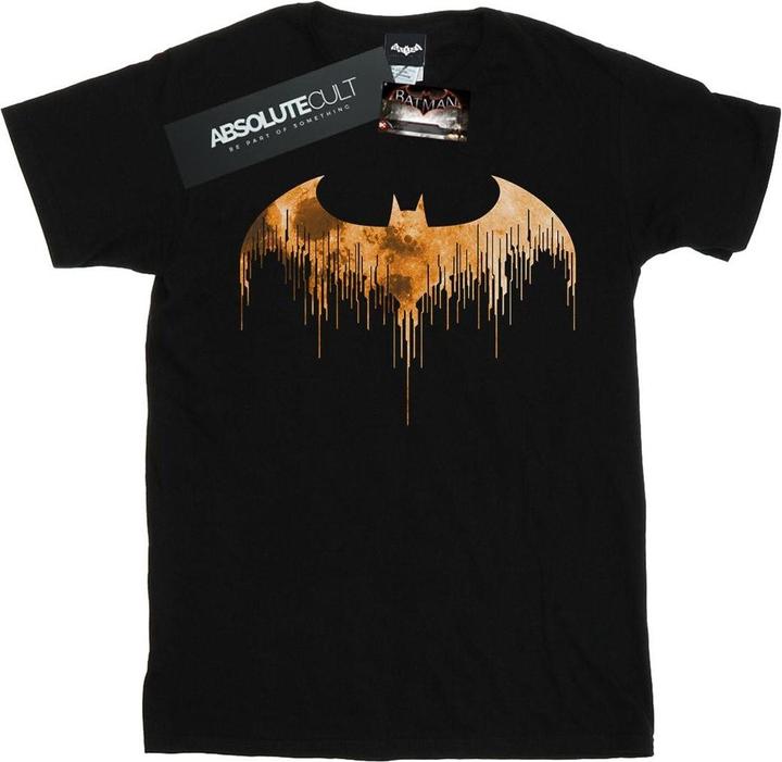 Batman Arkham Knight Halloween Moon Logo Fill TShirt (3XL)