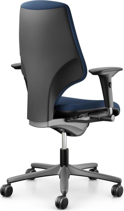 Produktbild Giroflex Bürostuhl 64 mit Polsterrücken und Armlehnen, Dunkelblau