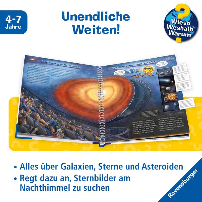 Produktbild Ravensburger Wieso? Weshalb? Warum?, Band 59: Wir erforschen Sterne und Planeten (Deutsch, Andrea Erne, Markus Humbach, 2023)