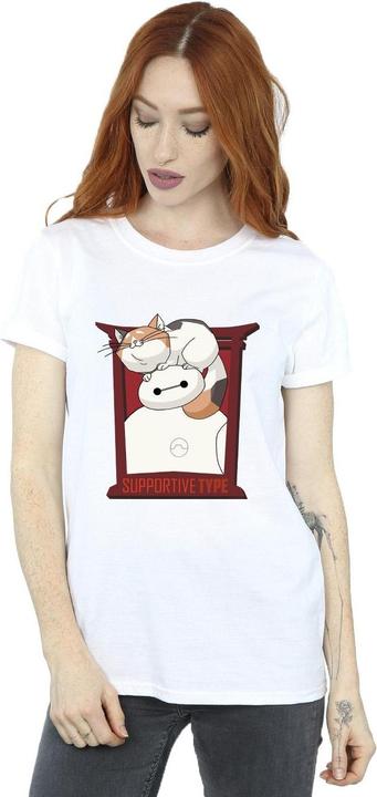 Immagine prodotto Disney Big Hero 6 Baymax Frame Support Maglietta Ampia Donna (3XL)