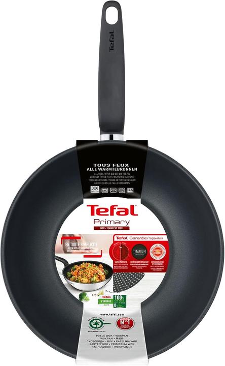 Immagine prodotto Tefal Wok Pfanne - Primary (28 cm, Wok, Acciaio inossidabile)