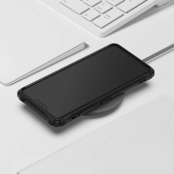 Actual product image Ringke Fusion X body armored cover with frame LG G8 ThinQ black (FXLG0006) universal (G8 ThinQ)