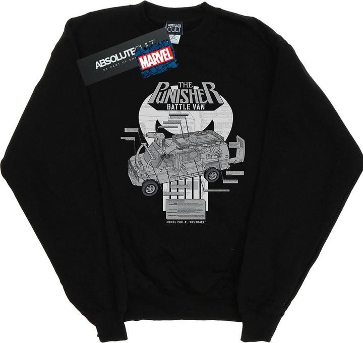 Produktbild The Punisher Battle Van Breakdown Sweatshirt (XXL)