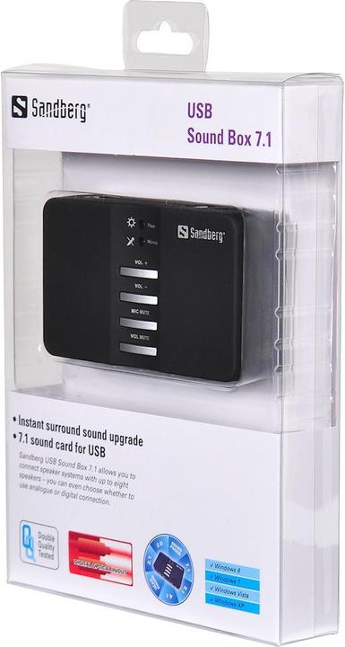 Actual product image Sandberg Sound Box 7.1 (USB 2.0)