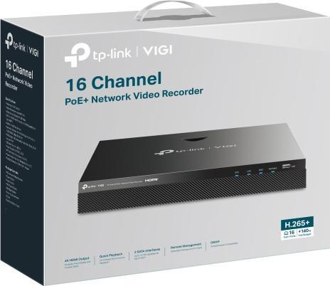 Immagine prodotto TP-Link Registratore VIGI NVR2016H-16MP-4TB (Videoregistratore di rete (NVR))