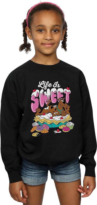 Actual product image Scooby Doo Life Is Sweet sweatshirt girls (140, 146)
