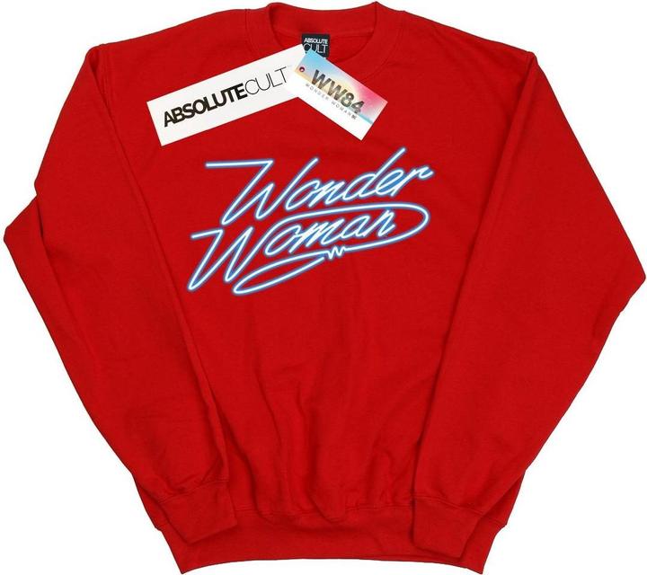 Actual product image Womens/Ladies Wonder Woman 84 Neon Wonder Woman Sweatshirt (XXL)