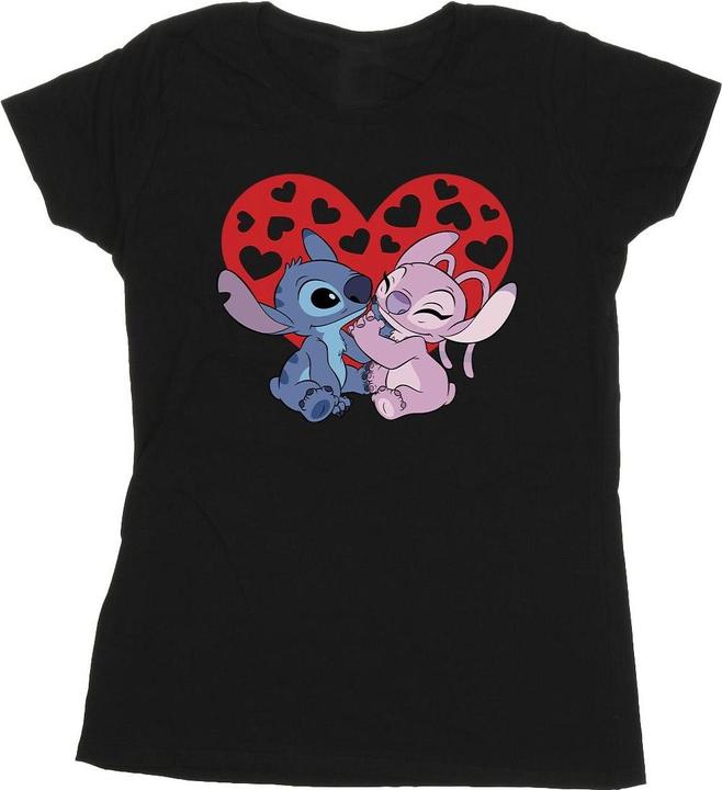 Immagine prodotto Disney Lilo & Stitch Hearts Maglietta Donna (XL)