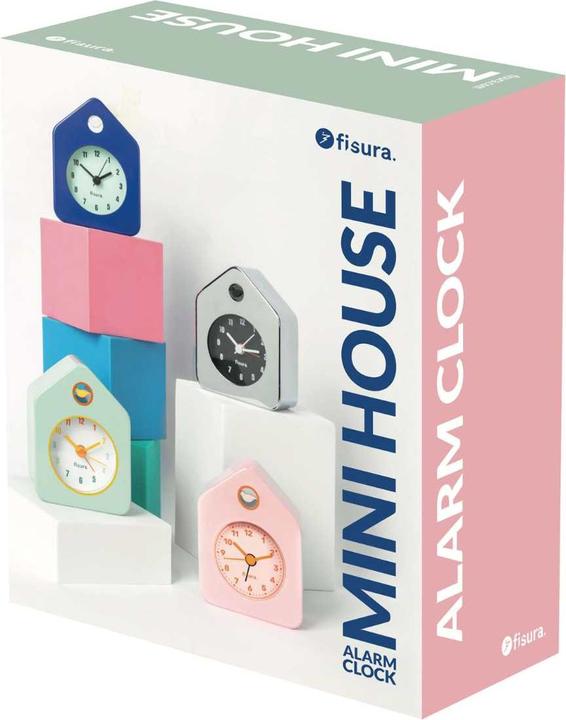 Image du produit Fisura MINI HOUSE ALARM CLOCK chrome