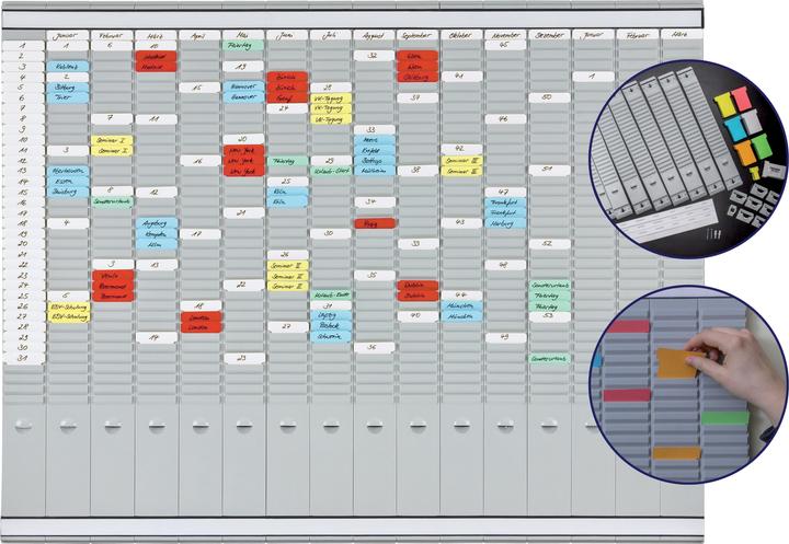Actual product image Franken Map planning board - suitable for wall mounting - 992 x...