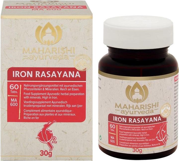 Immagine prodotto Maharishi Ayurveda Eisen Rasayana (60 Pezzo/i, Pillole, 30 g)