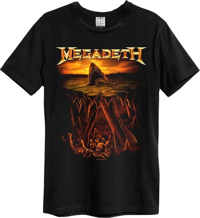 Immagine prodotto Amplified Shark Nukes Maglietta Megadeth Adulto Unisex (3XL)