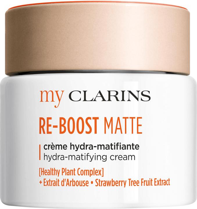 MyClarins - RE-BOOST MATTE - Crema viso opacizzante e nutriente (50 ml, Crema da giorno)