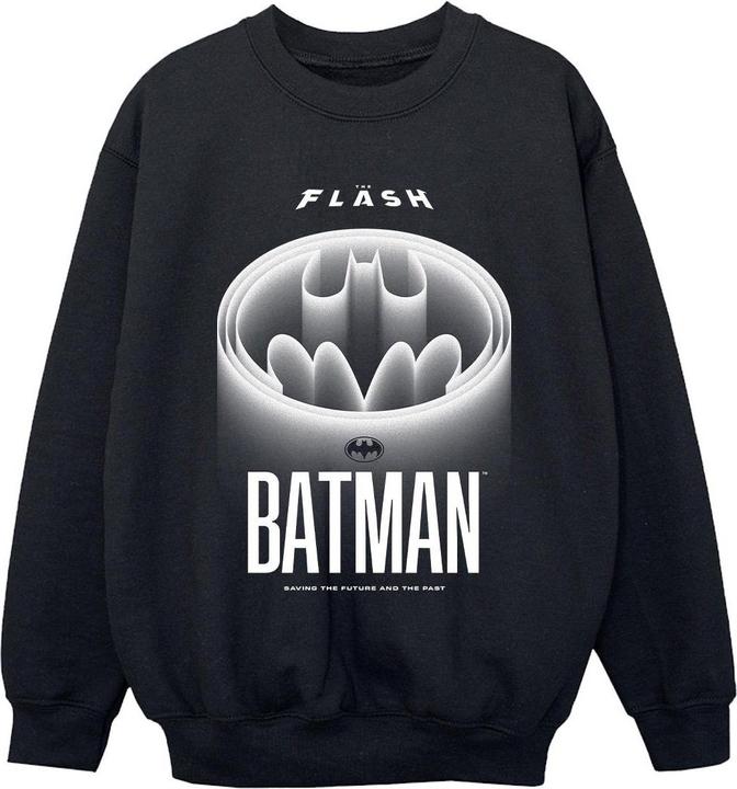 The Flash Batman White Logo Sweatshirt Jungen