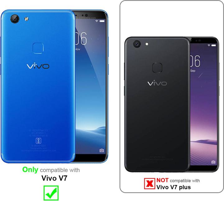 Image du produit Cadorabo Couverture look jeans Book (Vivo V7)