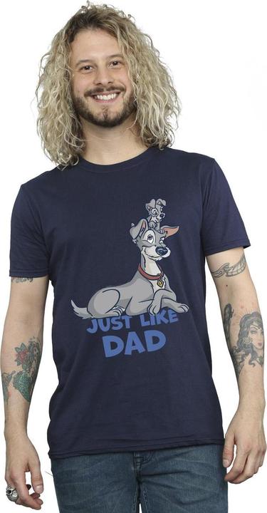 Immagine prodotto Disney Lady And The Tramp Just Like Dad Maglietta Uomo (S)