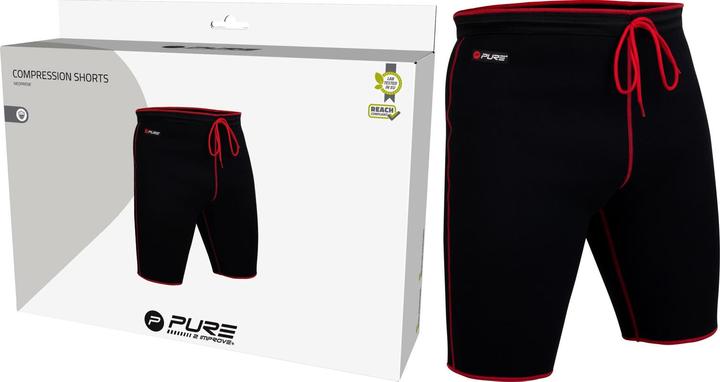 Image du produit Luxtri Short de compression XL Pantalon de course en néoprène pour hommes et femmes p sport fitness (XL)