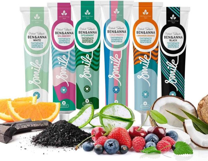 Produktbild Ben & Anna BEN&ANNA Natural Black Toothpaste naturalna pasta do zębów z aktywnym węglem 75ml (75 ml)