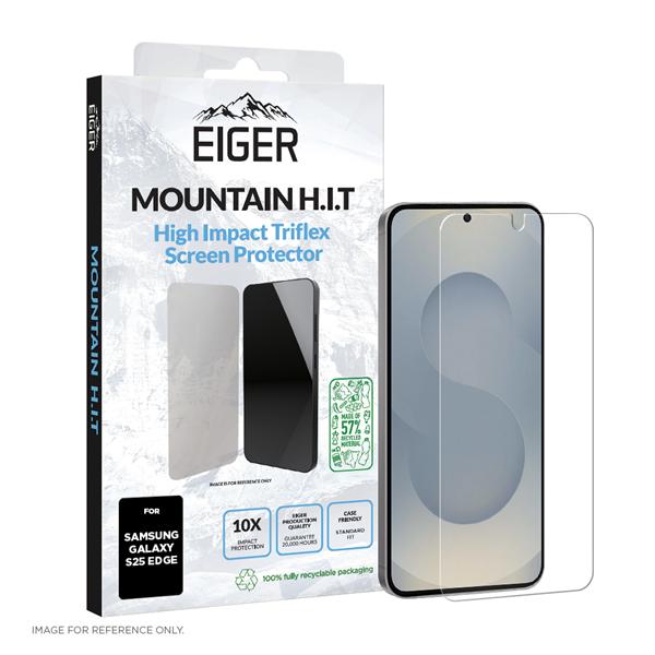 Produktbild Eiger Display-Folie (1er-Pack) Mountain H.I.T Clear (1 Stück, Samsung Galaxy S25 Edge)