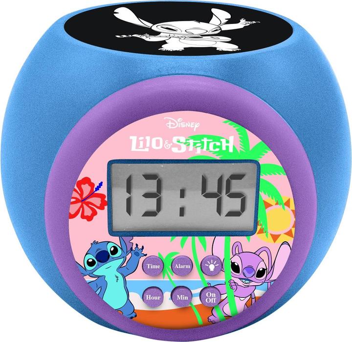 Lexibook Stitch Projector Alarm Clock