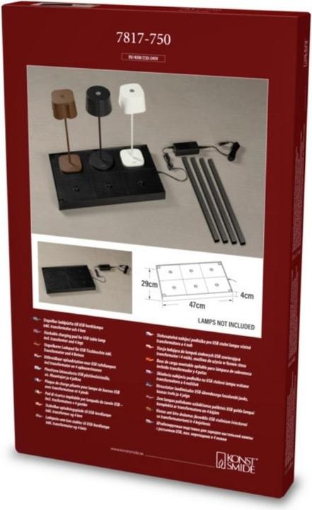 Actual product image Konstsmide Charger for 6 table lamps