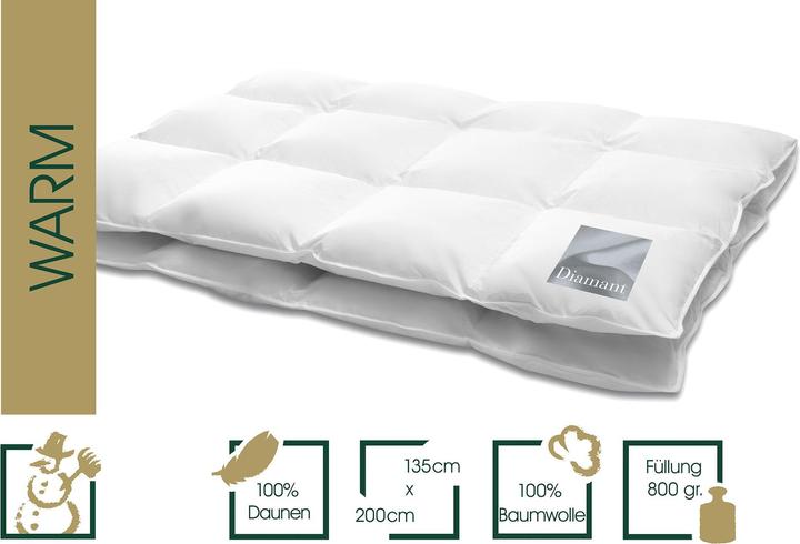 Actual product image Hanskruchen Diamant (800 g, 135 x 200 cm)