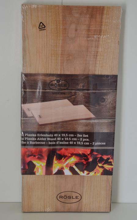 Produktbild Rösle Aromaplanken Erle 2Stück 40x19.5 cm