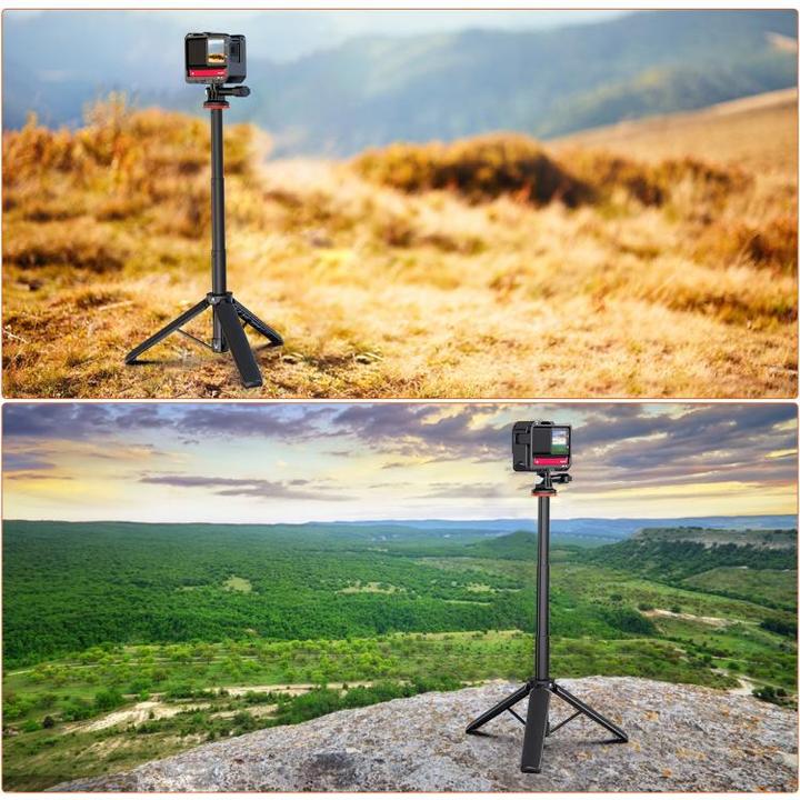 Produktbild Puluz Action Camera Extension Tripod Selfie Stick Stand for GoPro (Black)