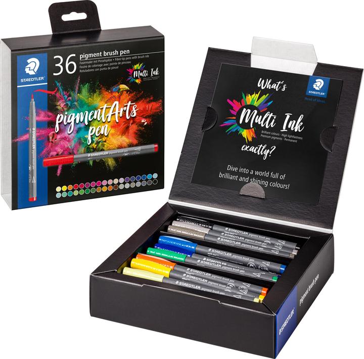 Actual product image Staedtler Pigment Arts (Multicoloured, 36 x)