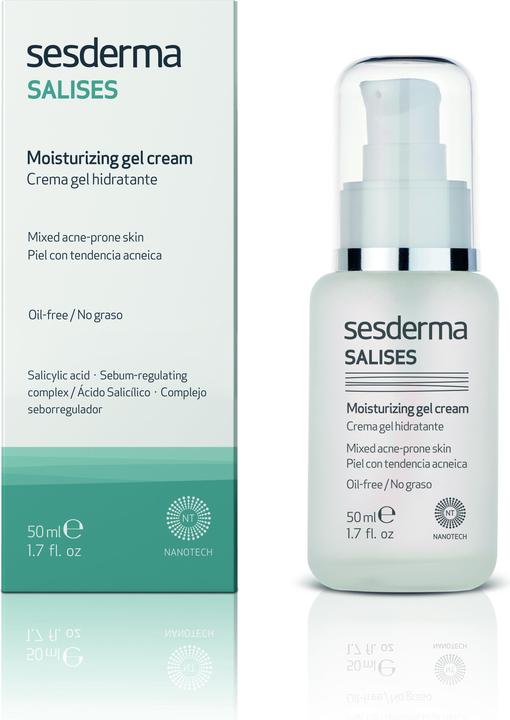 Actual product image Sesderma Salises Moisturising Gel Cream (50 ml, 24h cream)