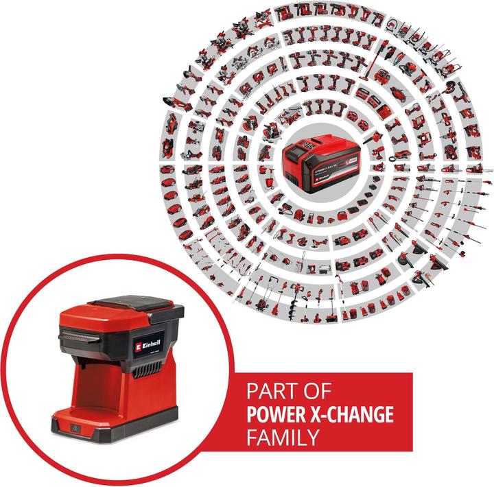 Produktbild Einhell Akku-Kaffeemaschine » TE-CF 18 Li-Solo « Inkl. Edelstahl-Tasse