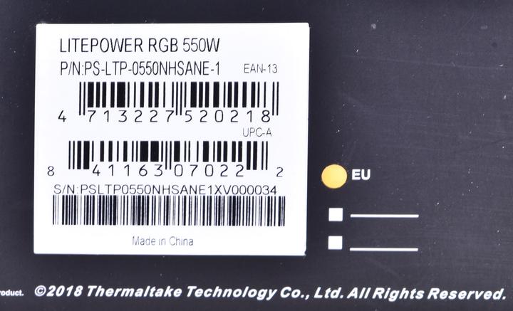 Produktbild Thermaltake Litepower RGB (550 W)