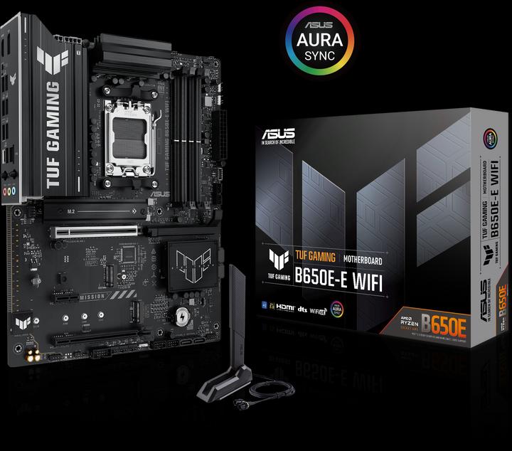 Actual product image ASUS MB TUF GAMING B650E-E WIFI (AM5, AMD B650E, ATX)