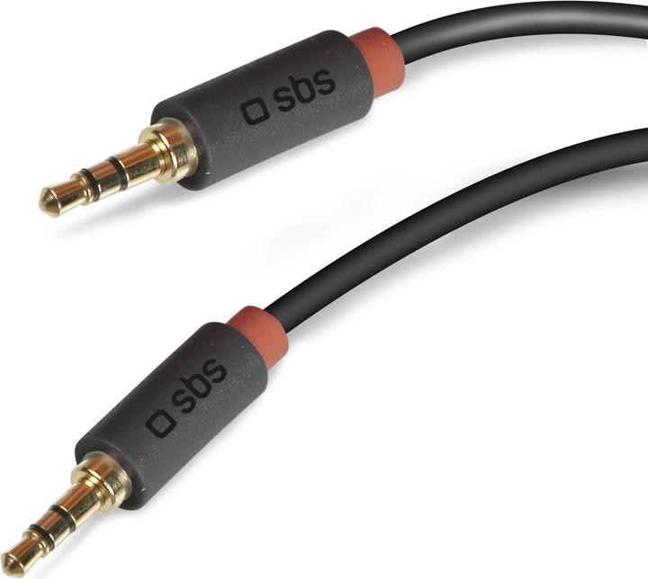 Produktbild SBS 3,5 mm Audio/Stereo-Klinkenstecker für Handys und Smartphones (1.50 m, 3.5mm Klinke (AUX))