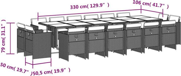 Immagine prodotto VidaXL Oberriexingen (106 cm)