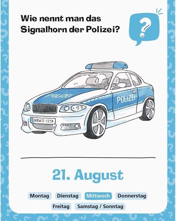 Produktbild Ravensburger Wieso? Weshalb? Warum?: Mein Kalender 2024 (Deutsch, Dela Kienle, 2023)