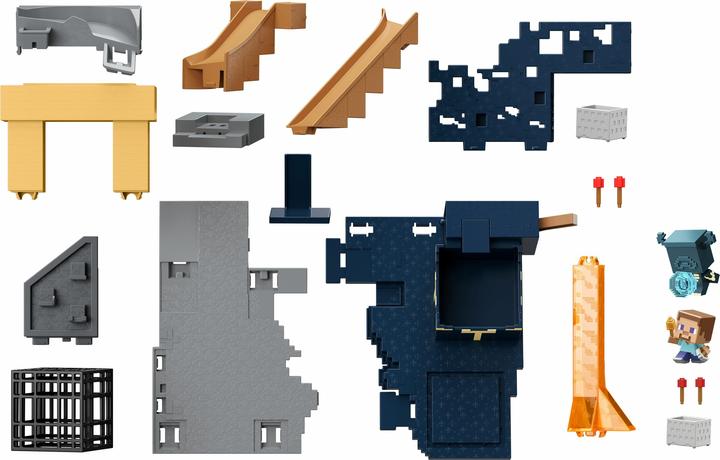Actual product image Minecraft Mini Mode Rise of the Warrior playset