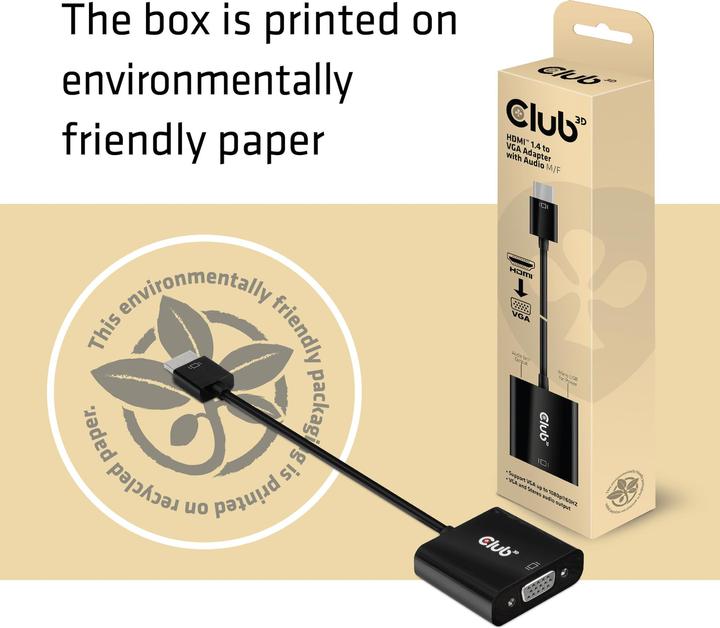 Productafbeelding Club 3D CAC-1302 (VGA, 24 cm)