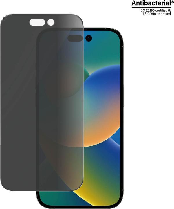 Productafbeelding PanzerGlass Ultrabrede pasvorm (1 Stuk, Apple iPhone 14 Pro)